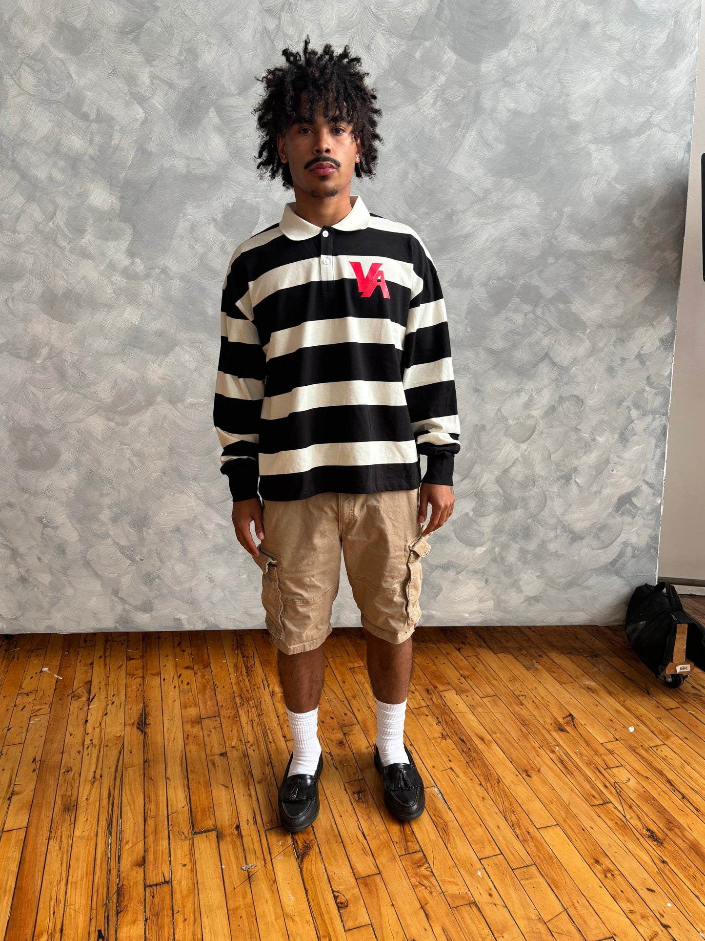 Black VA Rugby Polo